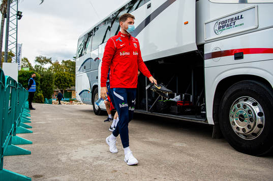 Stefan Strandberg of the Norwegian national football team