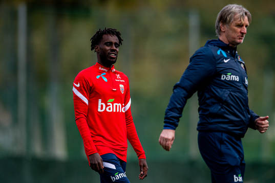 Tokmac Nguen of the Norwegian national football team and