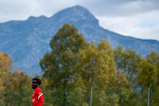 Tokmac Nguen of the Norwegian national football team