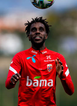 Tokmac Nguen of the Norwegian national football team