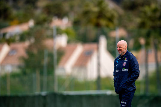 Ståle Solbakken, head coach of the Norwegian national