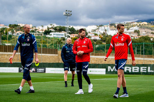 Brede Hangeland, player manager, Ståle Solbakken, head