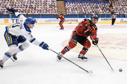 Leksands Martin Karlsson och Luleås Eddie Larsson
