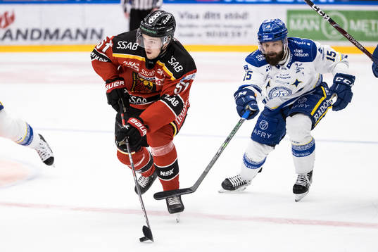 Luleås Filip Hållander och Leksands Otto Paajanen