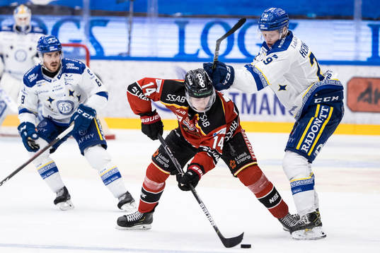 Luleås Jonas Berglund och Leksands Emil Heineman