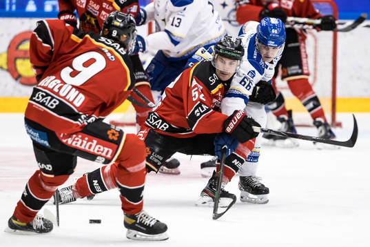 Luleås Karl Fabricius  och Leksands Nils Åman