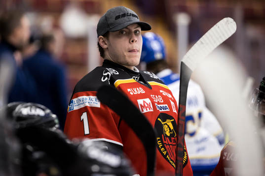 Luleås målvakt Jesper Wallstedt