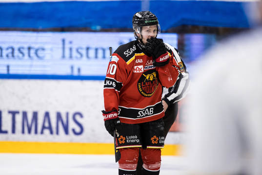 Luleås Einar Emanuelsson deppar