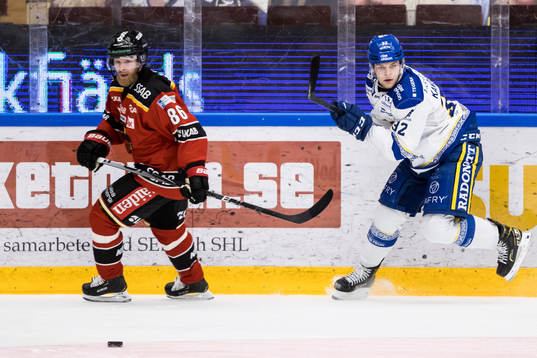 Luleås Linus Klasen och Leksands Jesper Kandergård
