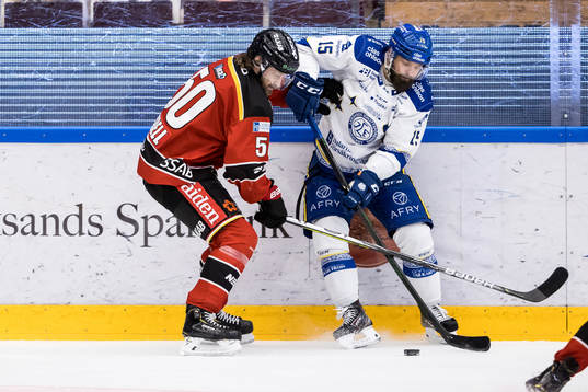 Luleås Daniel Sondell och Leksands Otto Paajanen