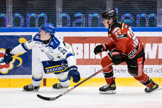 Leksands Emil Heineman och Luleås Nils Lundkvist