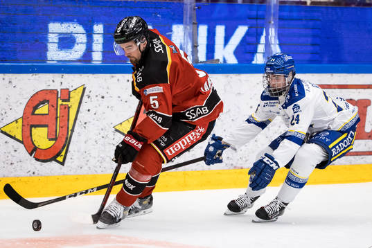 Luleås Eddie Larsson och Leksands Isak Rosén