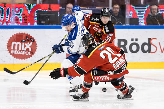Leksands Emil Heineman och Luleås Jack Connolly och Daniel