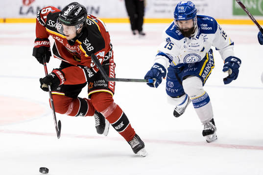 Luleås Filip Hållander och Leksands Otto Paajanen