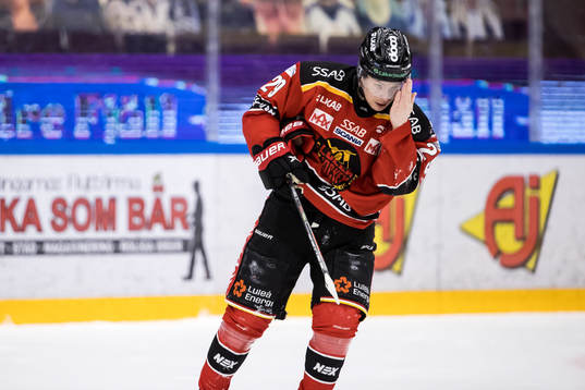 Luleås Erik Gustafsson deppar