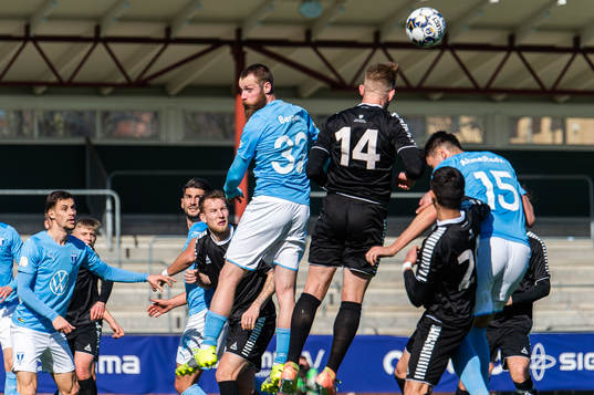 Malmö FFs Jo Inge Berget och Anel Ahmedhodzic
