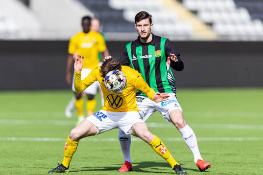 Jönköpings Daniel Ljung och GAIS Adnan Maric