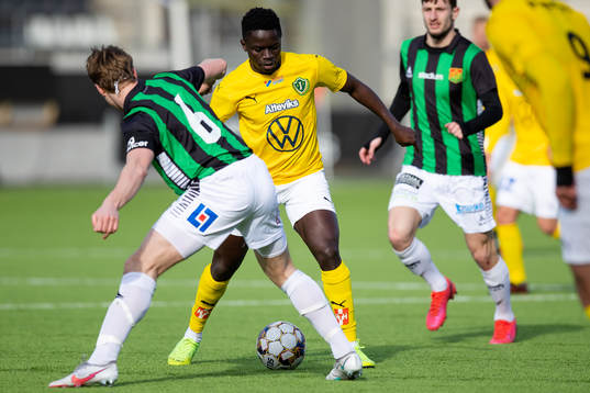 GAIS August Wängberg och Jönköpings Eric Johana Omondi