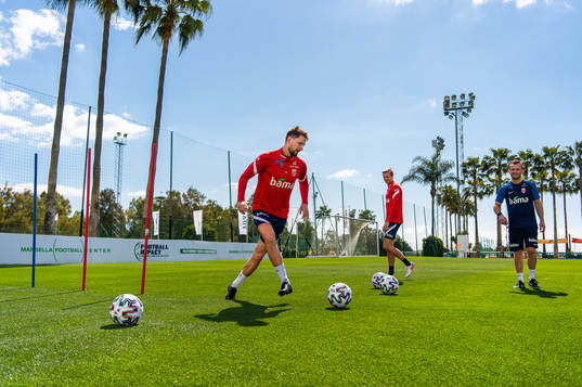 Stefan Strandberg of the Norwegian national football team