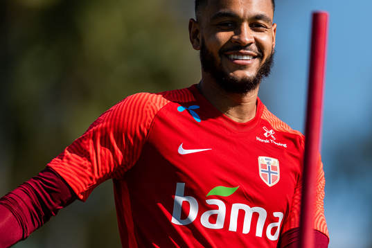Joshua King of the Norwegian national football team