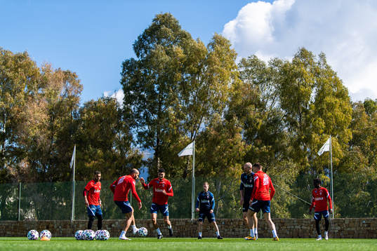 Joshua King, Haitam Aleesami and Bjørn Maars Johnsen of