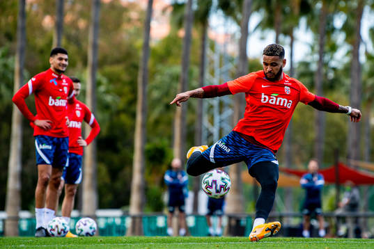 Joshua King of the Norwegian national football team