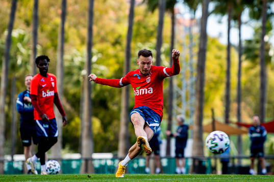 Martin Linnes of the Norwegian national football team