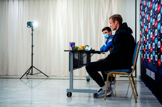 Morten Morisbak Skjønsberg, press officer, and Stian