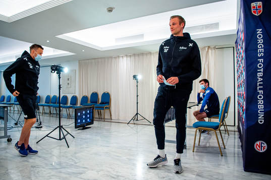 Martin Linnes and Stian Gregersen of the Norwegian national