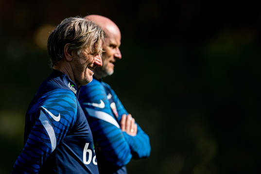 Kent Bergersen, assistant coach, and Ståle Solbakken, head
