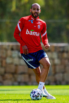 Haitam Aleesami of the Norwegian national football team