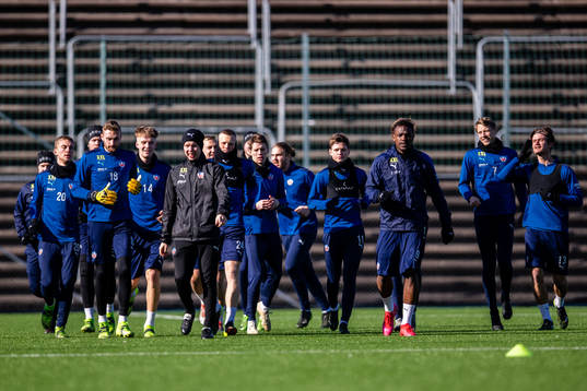 Bläddra bland fler bilder av Fotboll, Superettan, Helsingborg, Träning