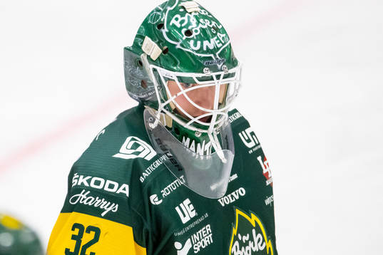 Björklövens målvakt Isak Mantler