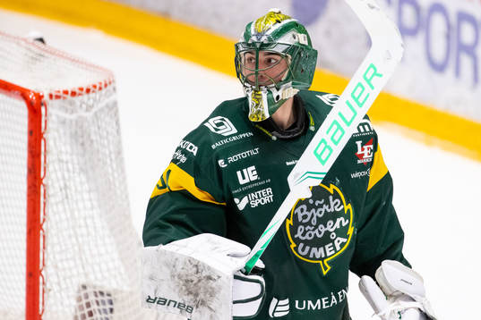Björklövens målvakt Kevin Poulin