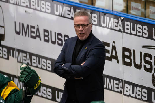 Björklövens tränare Hans Wallson