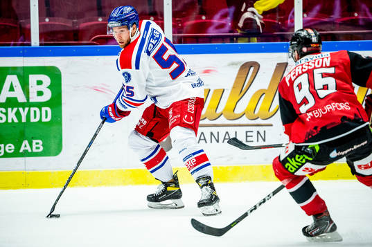 Oskarshamns Robert Sabolic mot Malmö Redhawks Carl Persson