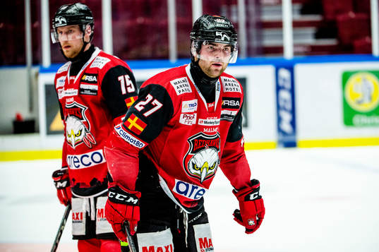 Malmö Redhawks Ponthus Westerholm och Axel Wemmenborn
