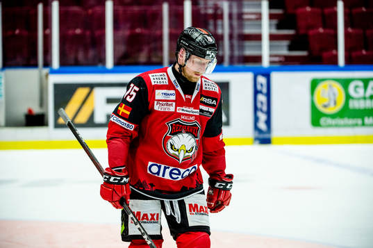 Malmö Redhawks Axel Wemmenborn deppar