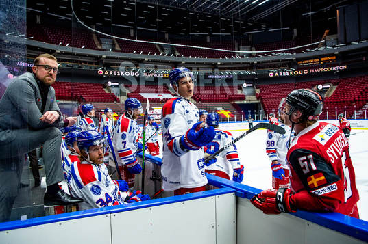 Oskarshamns Andrew Obrien och Malmö Redhawks Emil