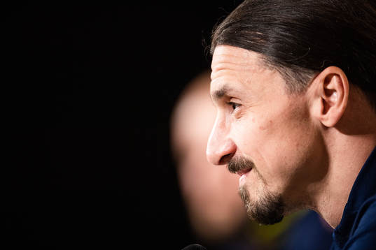 Zlatan Ibrahimovic of the Swedish national football team