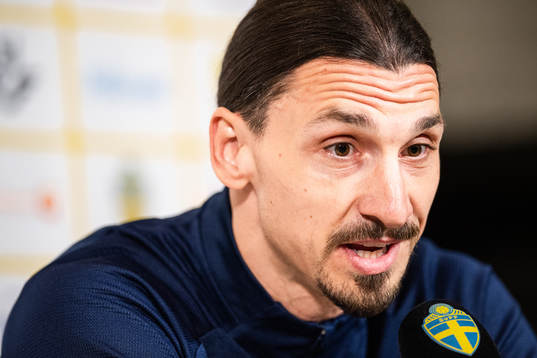 Zlatan Ibrahimovic of the Swedish national football team