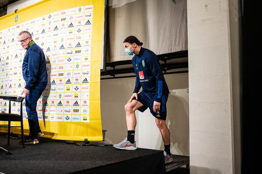 Zlatan Ibrahimovic of the Swedish national football team