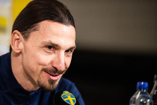 Zlatan Ibrahimovic of the Swedish national football team