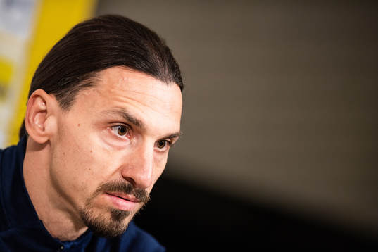 Zlatan Ibrahimovic of the Swedish national football team