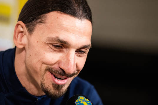 Zlatan Ibrahimovic of the Swedish national football team