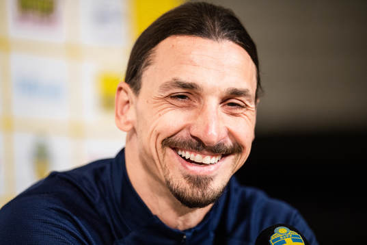Zlatan Ibrahimovic of the Swedish national football team
