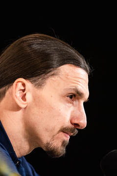 Zlatan Ibrahimovic of the Swedish national football team