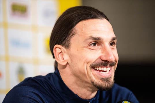 Zlatan Ibrahimovic of the Swedish national football team