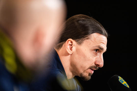 Zlatan Ibrahimovic of the Swedish national football team