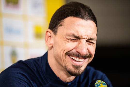 Zlatan Ibrahimovic of the Swedish national football team